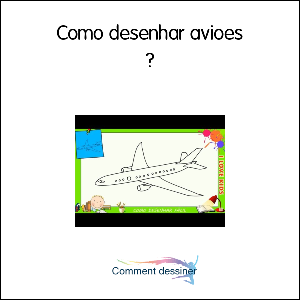 Como desenhar aviões